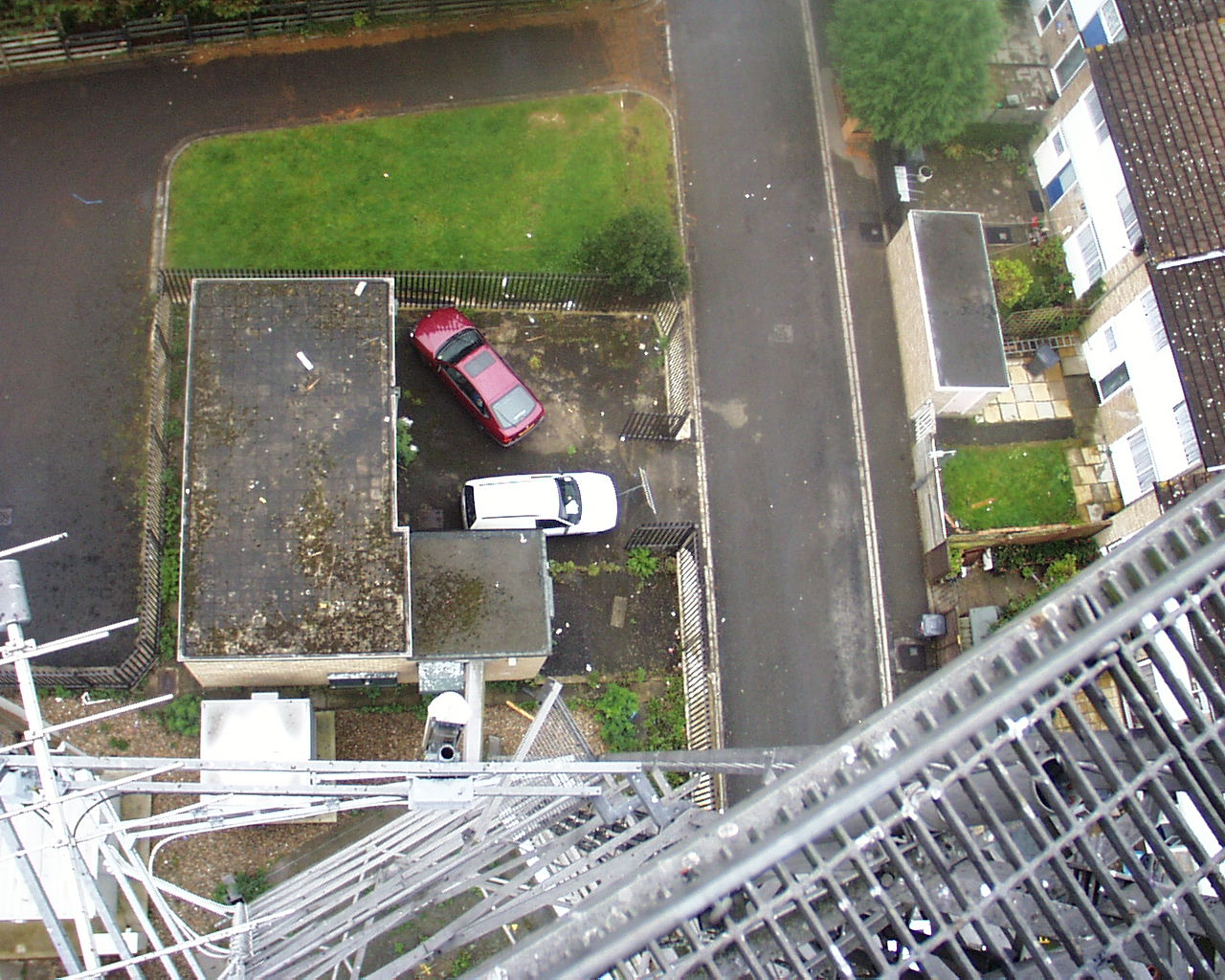 View from tower down